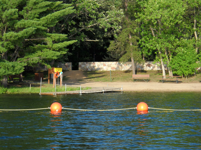 Crosslake Corps of Engineers Campground swimming beach is a terrific beach for children of all ages.