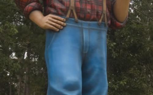 Paul Bunyan at A-Pine Restaurant