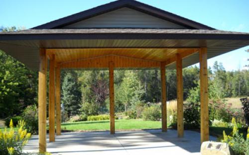 Pavilion at Pelican Woods Cemetery