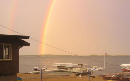 Heaths Resort rainbow
