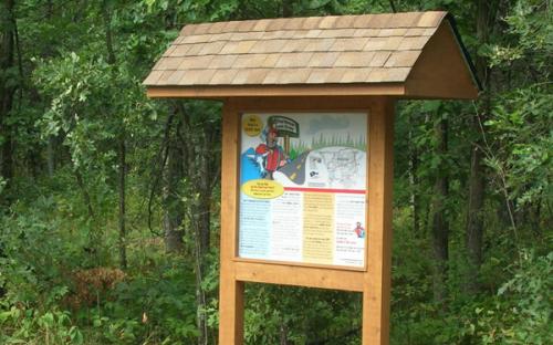 DNR Fire Tower Interperetive Panel
