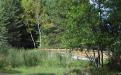 A pedestrian bridge over Hay Creek at Veteran's Walking Trail