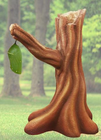 A Chrysalis statue made by Josh Porter of Avalon Sculptures. A Chrysalis statue made by Josh Porter of Avalon Sculptures.