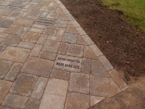 Paver paths an ongoing fundraiser image 8