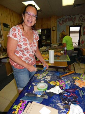 Mosaic door built July 2015 image 2