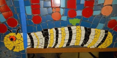 Mosaic door built July 2015 image 5