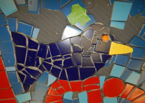 Mosaic door built July 2015 image 6