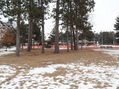 View of future gardens area