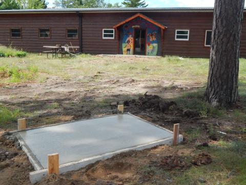 This is where Babe the Blue Ox will be placed.